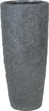 Antracit granit,35/79 cm,Med indsats, system, spagnum og barkflis