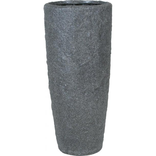 Rocky Antracit granit 35/79 cm Med indsats, system, spagnum og barkflis