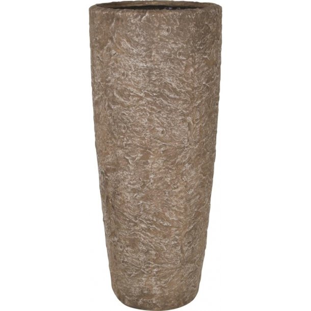 Rocky Sepia granit &Oslash;43/100 cm Med indsats, system, spagnum og barkflis